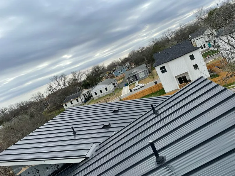 Standing seam metal roof panels with vents for Skylight Repair in Gloucester City